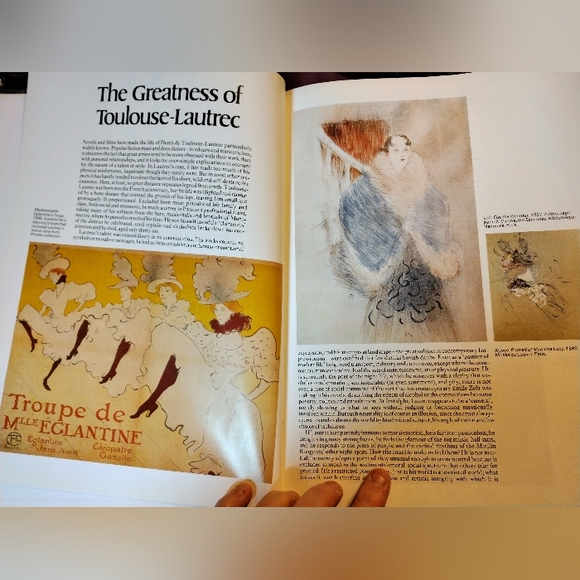 Vintage 1981 Book The Art of Toulouse Lautrec - Picture 4 of 4